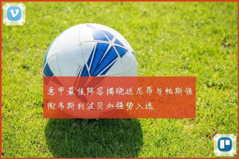 意甲最佳阵容揭晓迈尼昂与帕斯领衔韦斯利波贝加强势入选